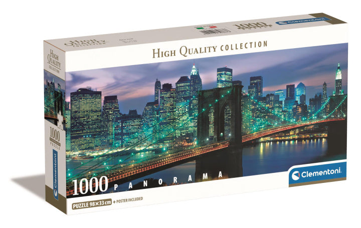 PUZZLE 1000T PANORAMA NEW YORK - CLEMENTONI