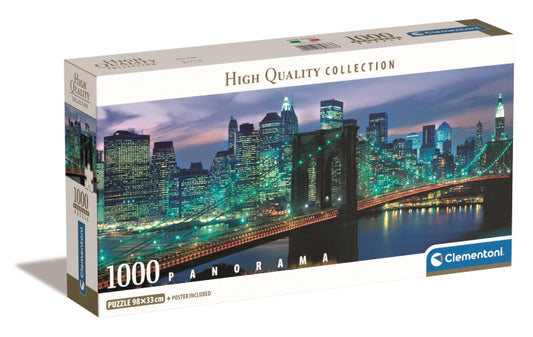 PUZZLE 1000T PANORAMA NEW YORK - CLEMENTONI