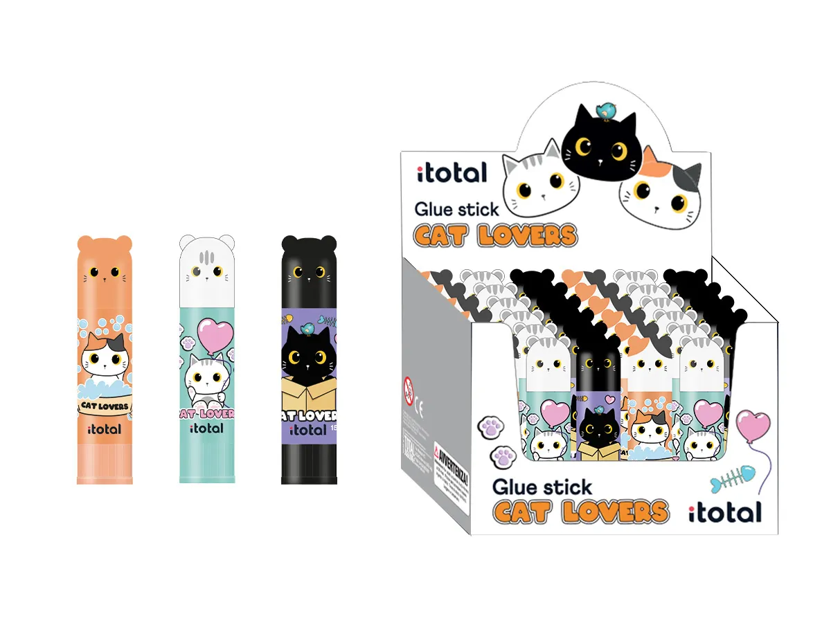 COLLA STICK CAT COLORI ASS. - I-TOTAL