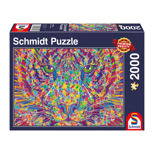 PUZZLE WILD HEART TIGER 2000 TEILE - SCHMIDT
