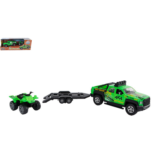 SUV AVEC REMORQUE DE 29 CM + QUAD 🔶