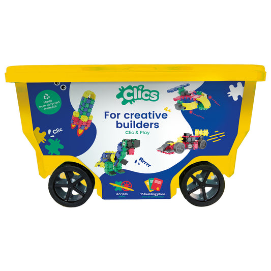 BOÎTE DE ROULEAUX CLICS 377 PIÈCES 🔶