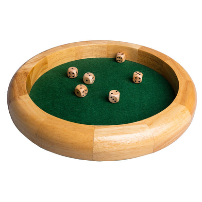 PIATTO CUBO IN LEGNO Ø 30 CM 🔶