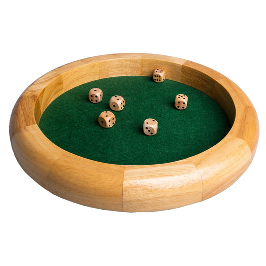 PIATTO CUBO IN LEGNO Ø 30 CM 🔶