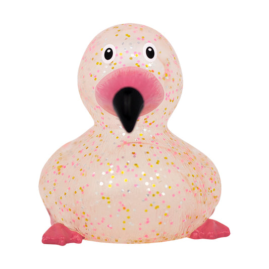 GLITTER BADEENTE FLAMINGO 🔶