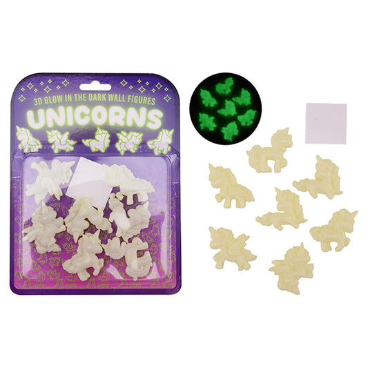 LICORNE FLUORESCENTE 3D - 7 PIÈCES 🔶