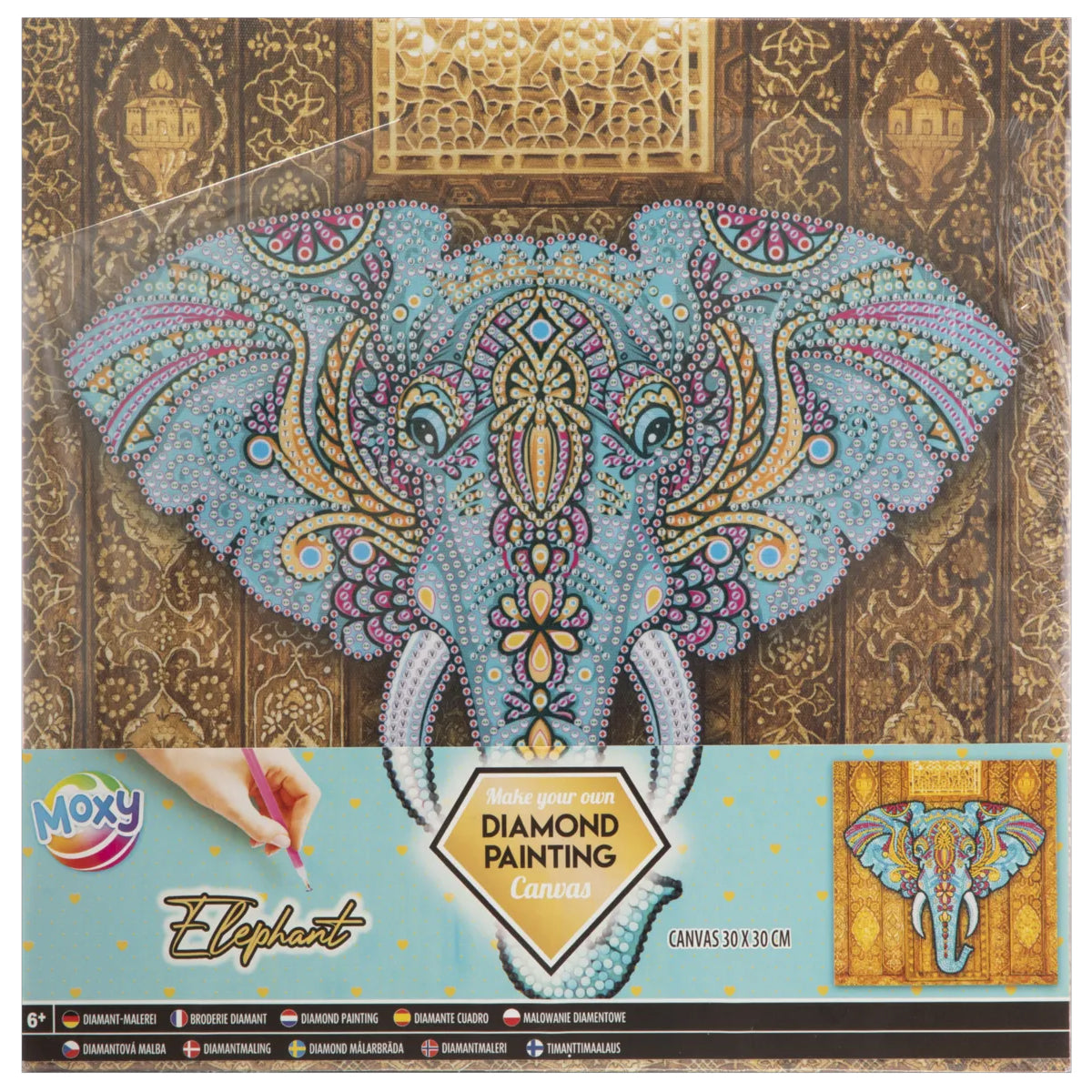 KITS DE BRODERIE DIAMANT – ÉLÉPHANT 🔶