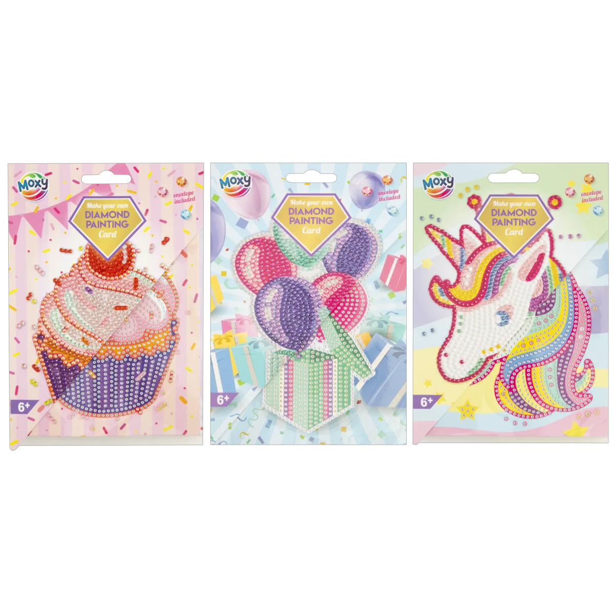 LOT DE CARTES À PEINDRE DIAMANT (ASSORTIES) 🔶