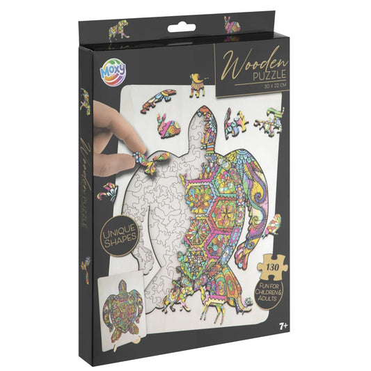 PUZZLE IN LEGNO 130 TL – TARTARUGA 🔶