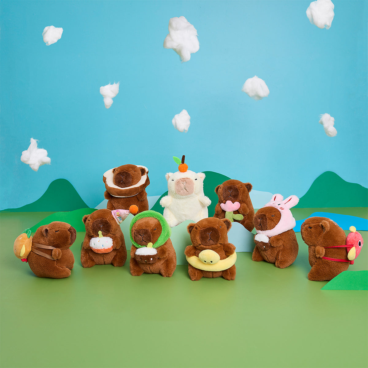 FIGURE COLLEZIONABILI CAPYBARA - 9 ASSORTITE 🔶