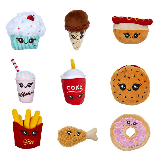 FIGURE DA COLLEZIONE MINI CIBO – 9 ASSORTITI 🔶