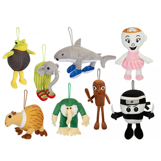 PELUCHE ROUGE CERVEAU ASSORTI