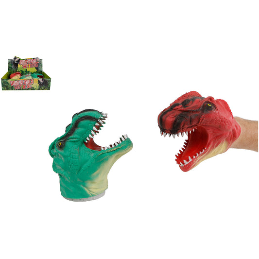 MARIONNETTE À MAIN EN FORME DE DINOSAURE - ASSORTIE 🔶