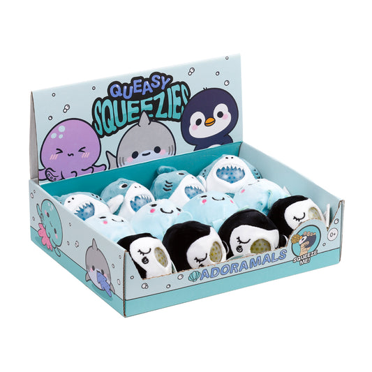 QUEASY SQUEEZIES – CRÉATURES MARINES (ASSORTIES) 🔶