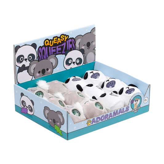 QUEASY SQUEEZIES – ANIMAUX DU ZOO (ASSORTIS) 🔶