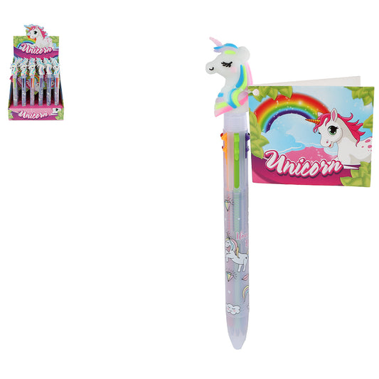 STYLO BILLE LICORNE – PRÉSENTOIR (ASSORTIS) 🔶