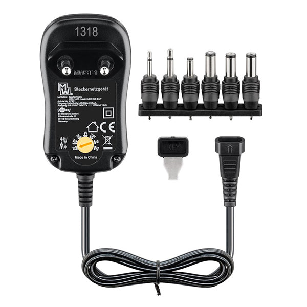 ADAPTATEUR SECTEUR UNIVERSEL 1000MA 🔶