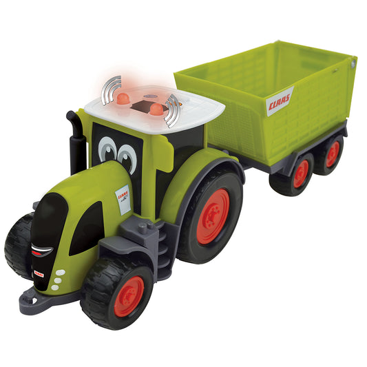 TRACTEUR CLAAS ENFANTS + REMORQUE 🔶
