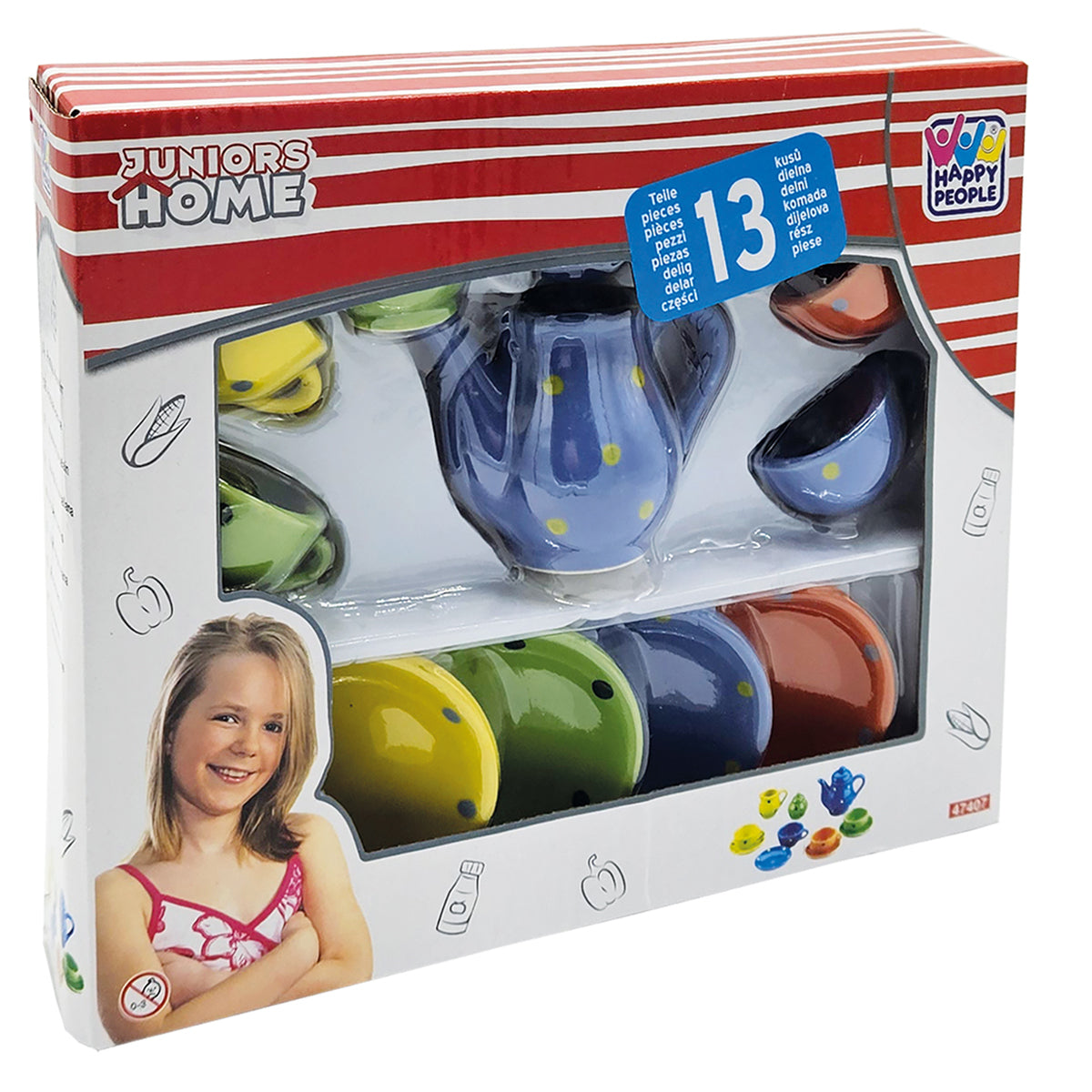 SERVICE DE TABLE EN PORCELAINE 13 PIÈCES 🔶