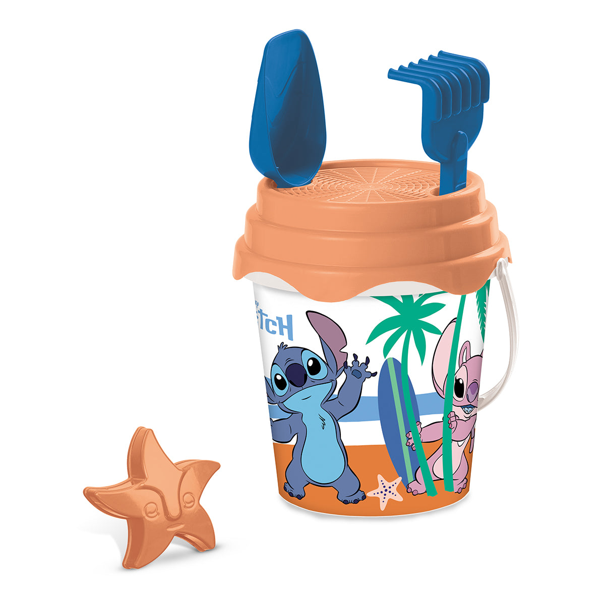 ENSEMBLE SEAU DE PLAGE STITCH 17CM 🔶