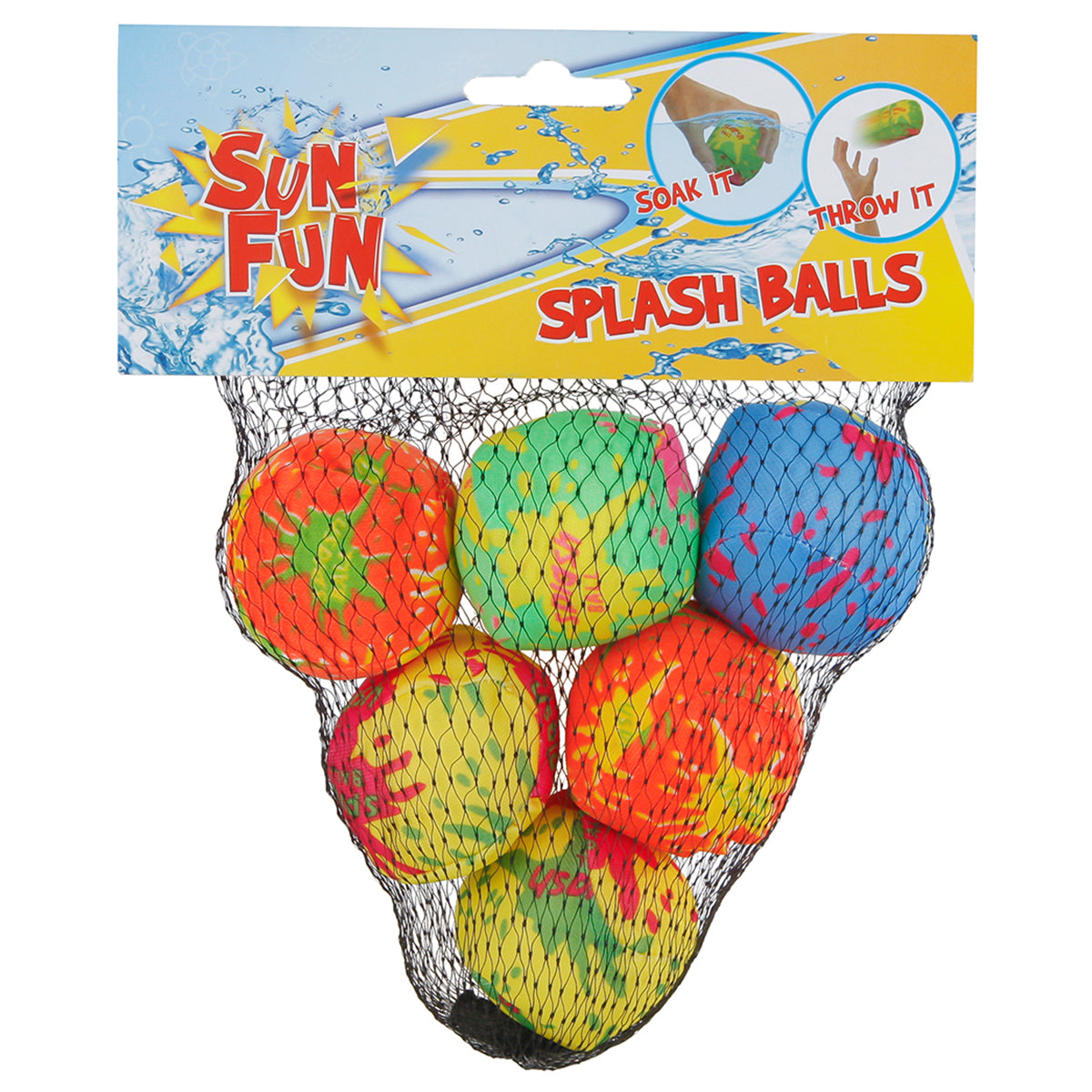 SUN FUN 6 BALLES À EAU 5CM 🔶