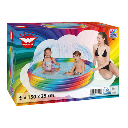REGENBOGEN-POOLDUSCHE MIT WASSERSPRITZER 🔶
