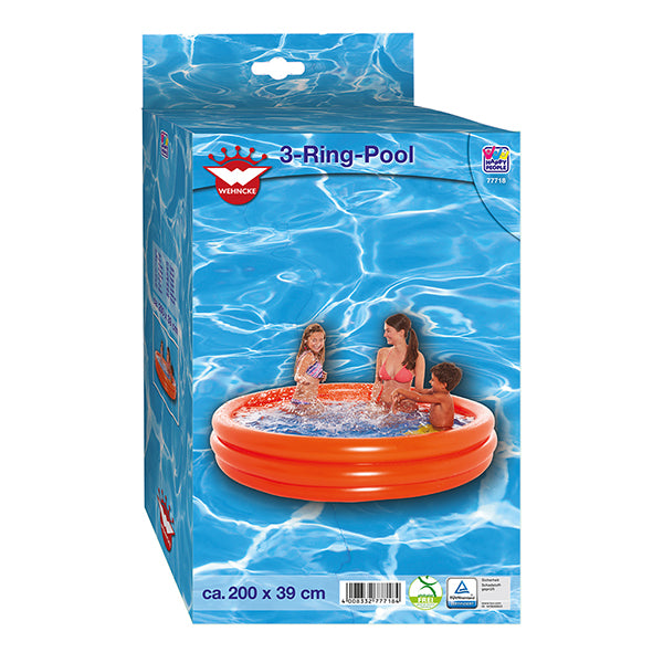 PISCINE 3 ANNEAUX UNI 200×39CM 🔶