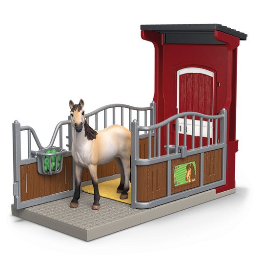 BOX PONY MIT MUSTANGSTUTE - SCHLEICH 🔶