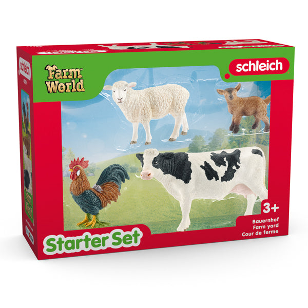 SET DE DÉPART DE LA FERME 4 PIÈCES - SCHLEICH 🔶