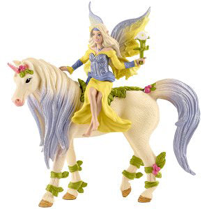 SOIRÉE AVEC FLEUR LICORNE - SCHLEICH 🔶