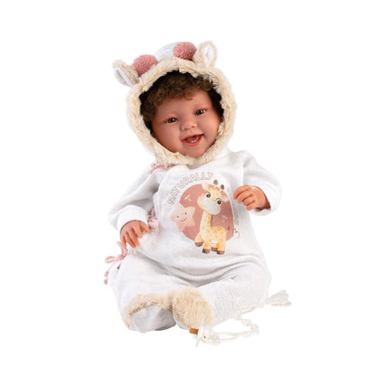 TALA PUPPE MIT LOCKEN 44CM
