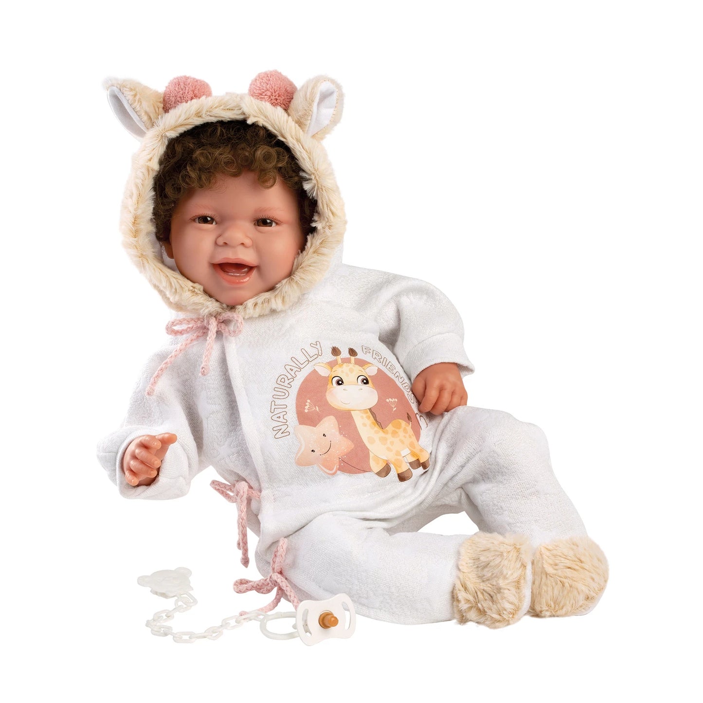 TALA PUPPE MIT LOCKEN 44CM