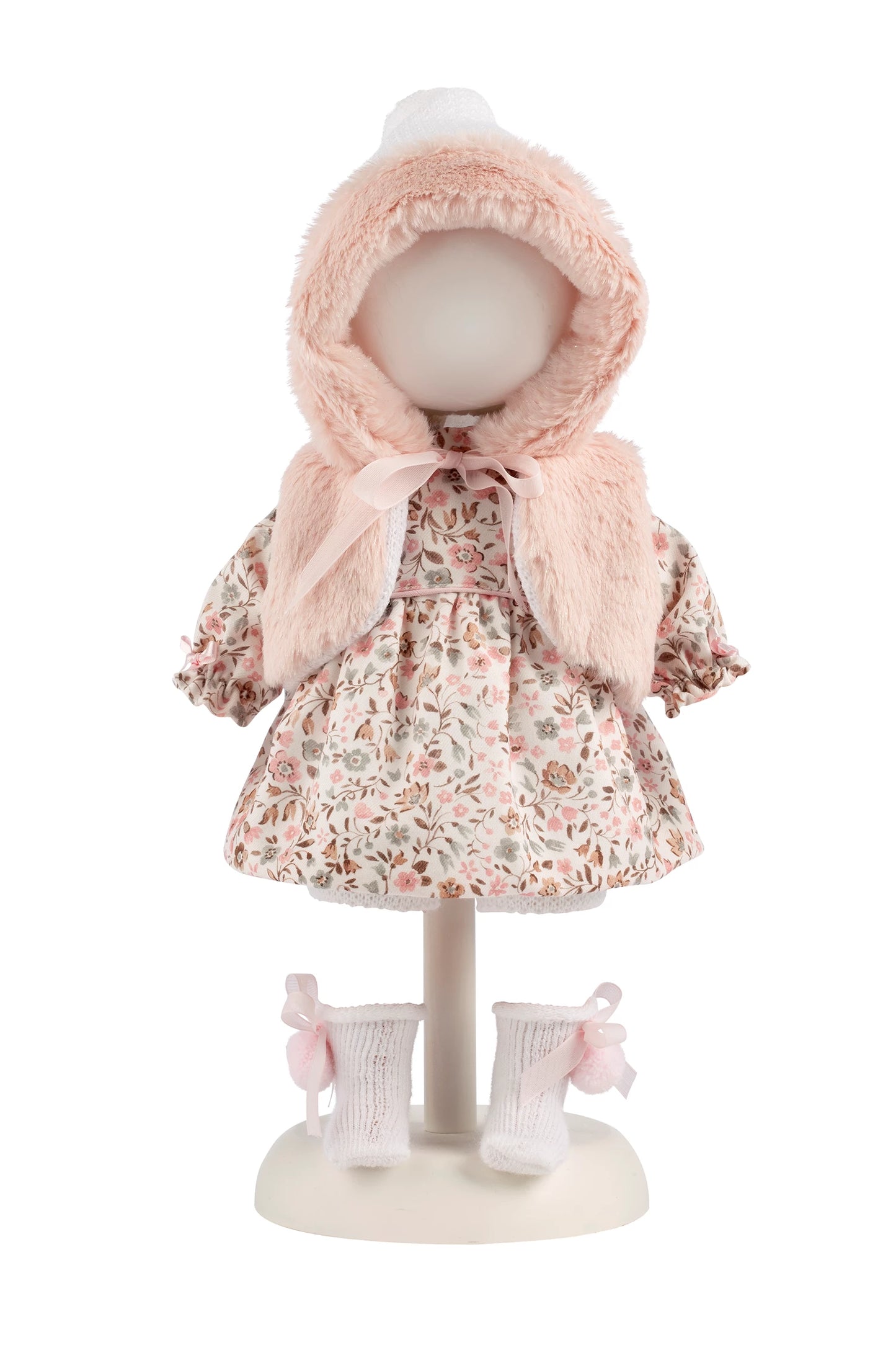 ROMANTISCHES KLEIDUNG-SET, ROSA, 35 CM