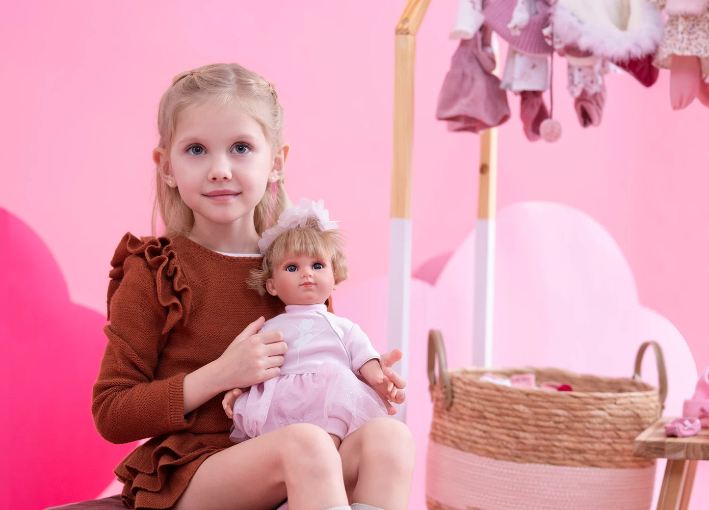 PUPPE ELENA BALLERINA, 35 CM