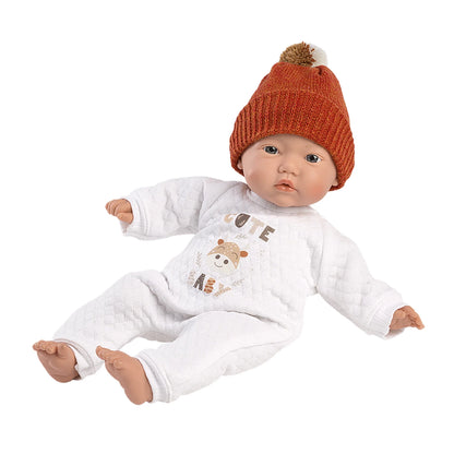 HÜBSCHES PUPPENOVERALL 32 CM