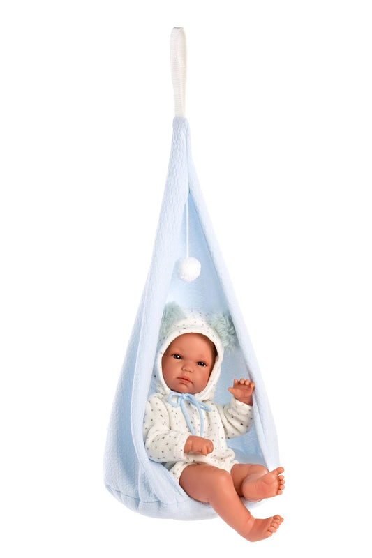 SCHAUKELPUPE BLAU 35 CM