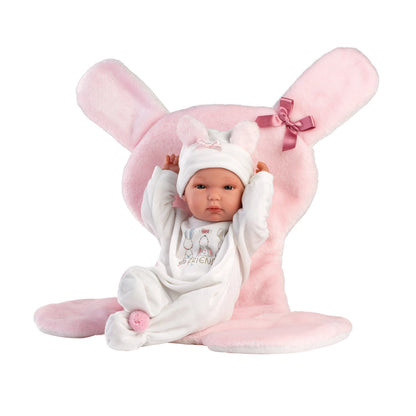 ROSANE BABYDECKE MIT HÄSCHEN 35CM