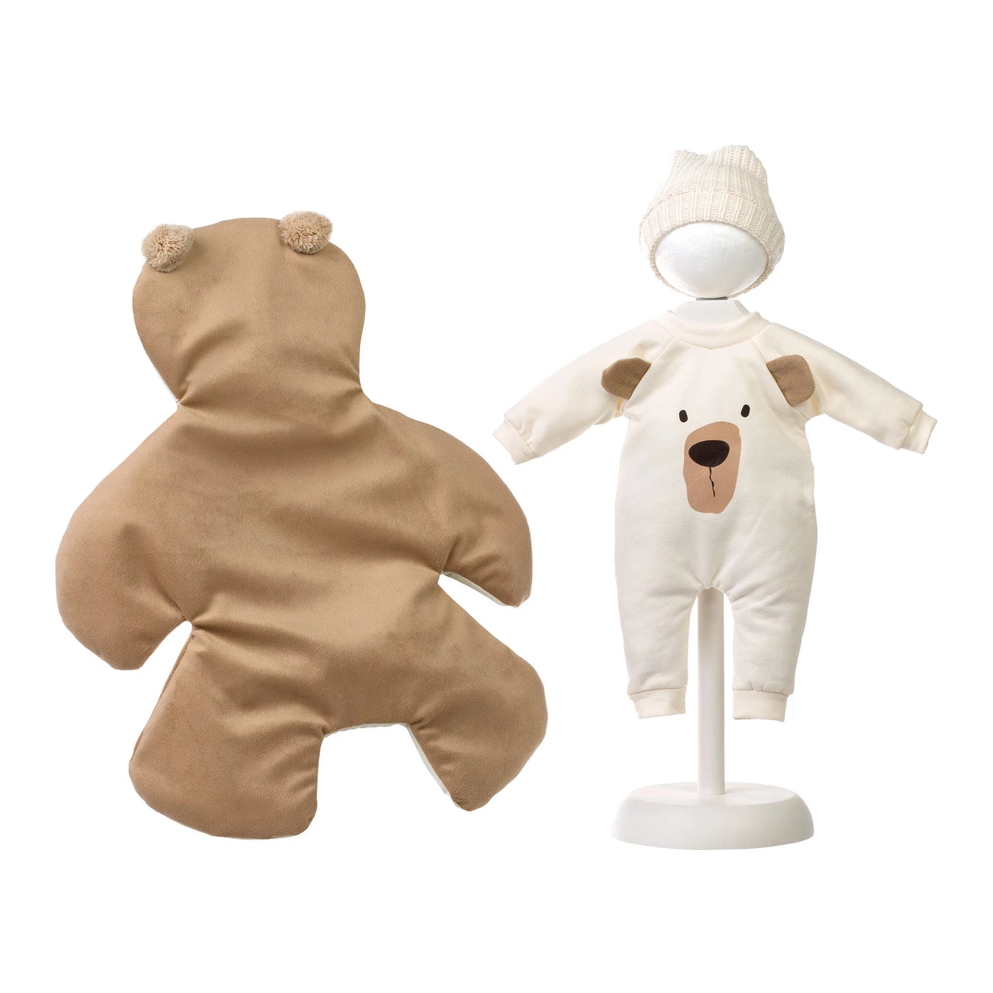 DECKE UND OVERALL BRAUNER BÄR 36 CM