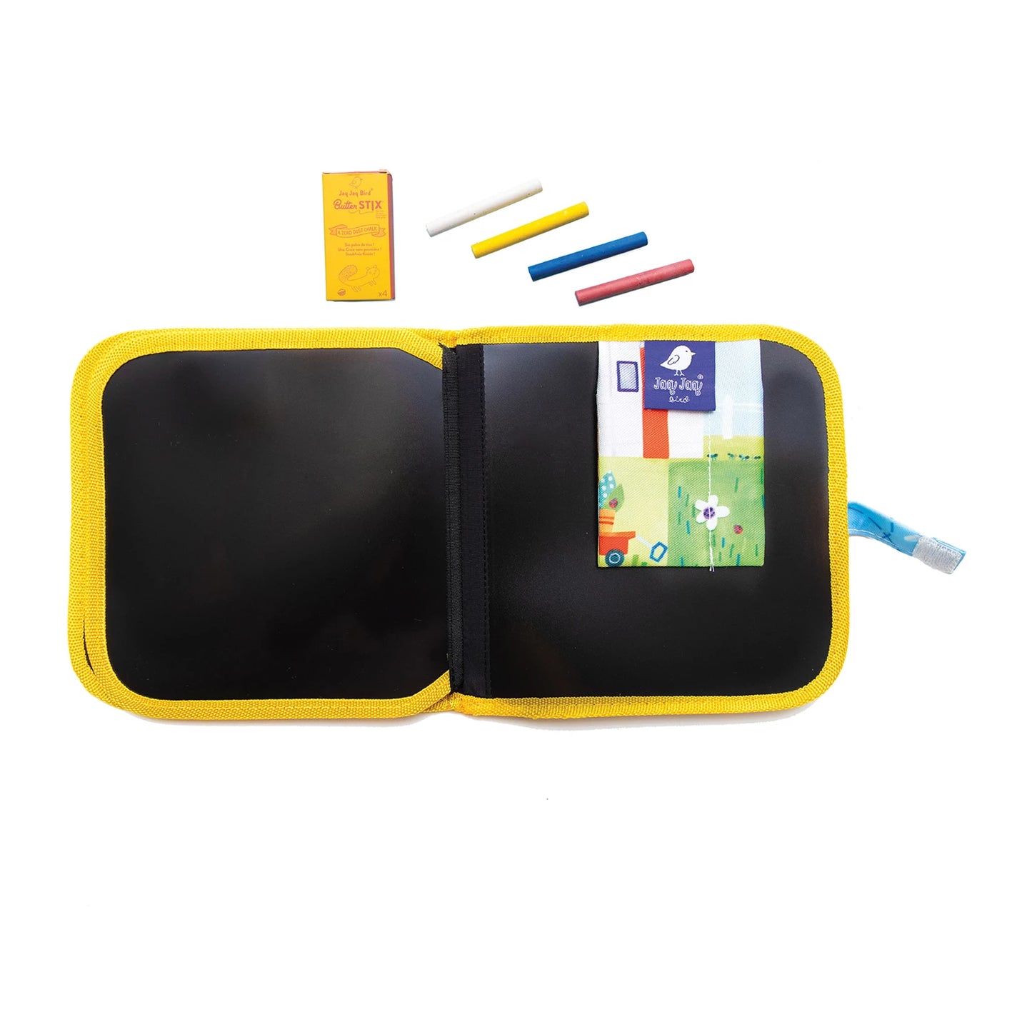 ZEICHENBUCH-SET MIT 4 KREIDEN, KÄFER-DESIGN