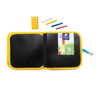ZEICHENBUCH-SET MIT 4 KREIDEN, KÄFER-DESIGN