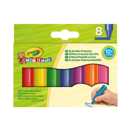 8 PASTELLI A CERA JUMBO