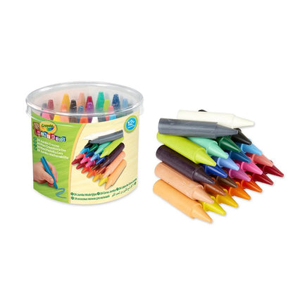 24 PASTELLI A CERA JUMBO