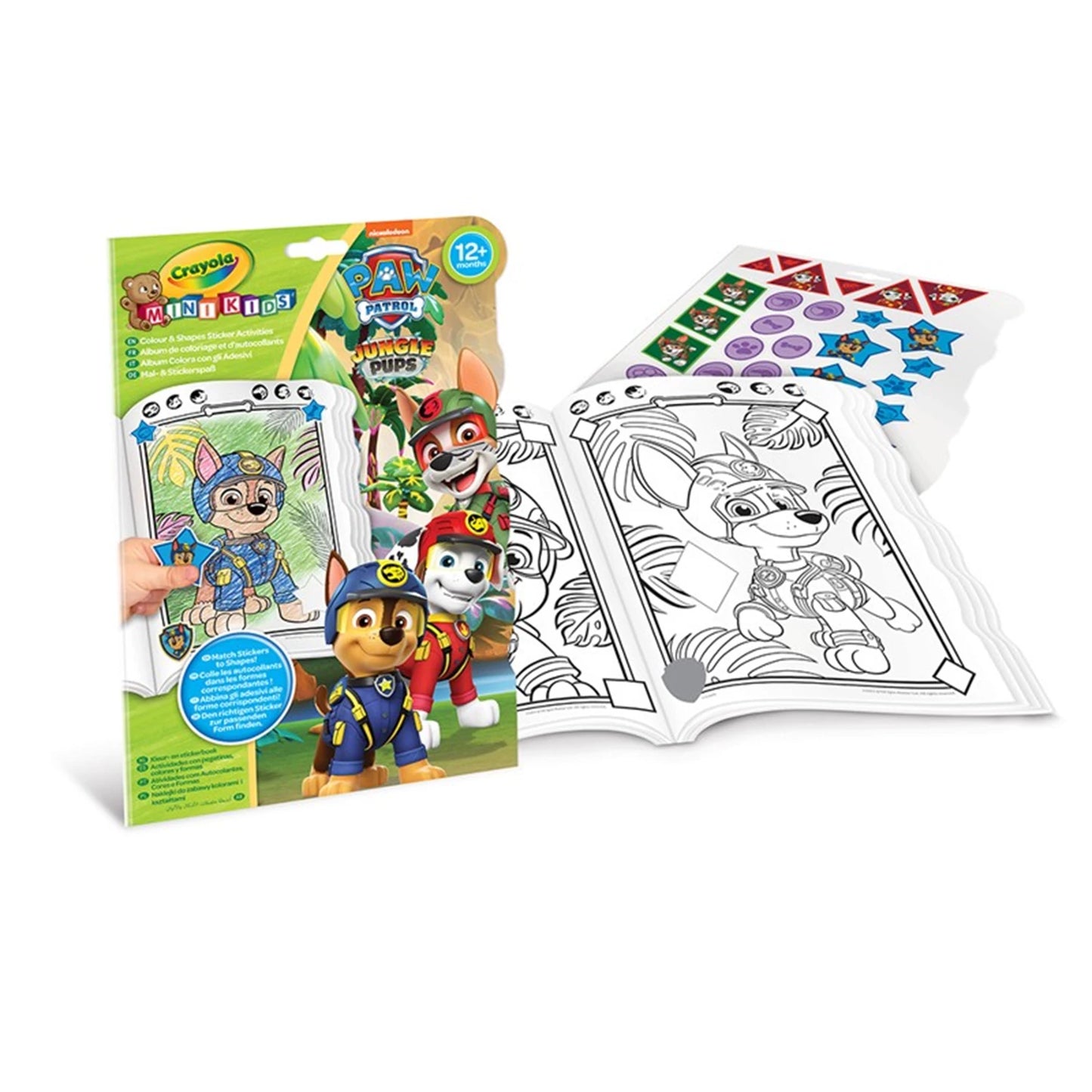LIBRO DI ATTIVITÀ DA COLORARE E ADESIVI DI PAW PATROL