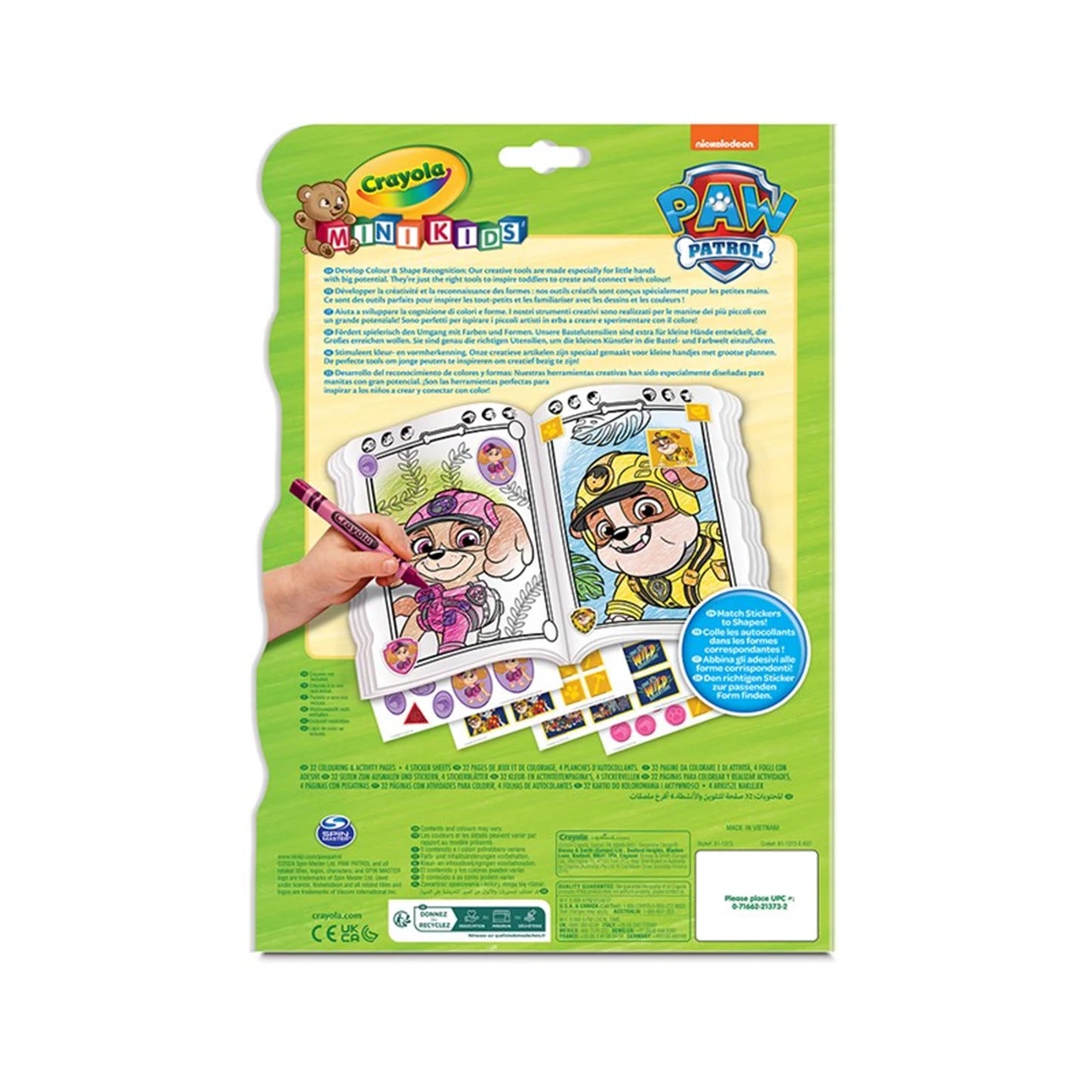 LIBRO DI ATTIVITÀ DA COLORARE E ADESIVI DI PAW PATROL