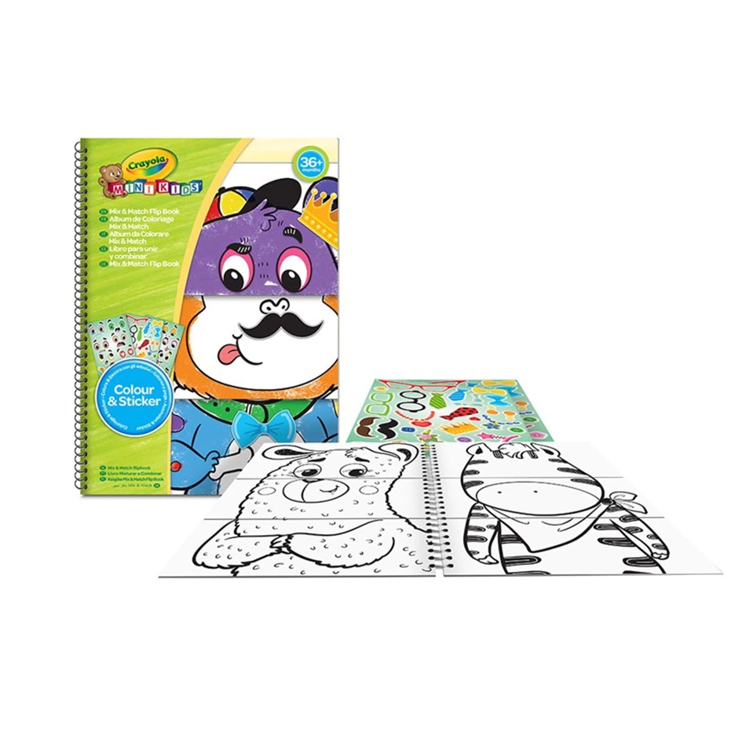 LIBRO DA COLORARE "MIX & MATCH"