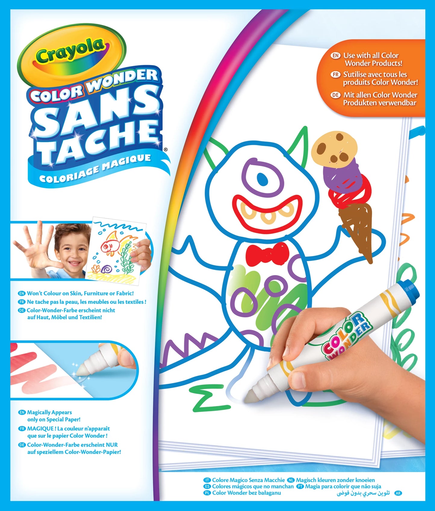 BLOCCO DA DISEGNO VUOTO COLOR WONDER