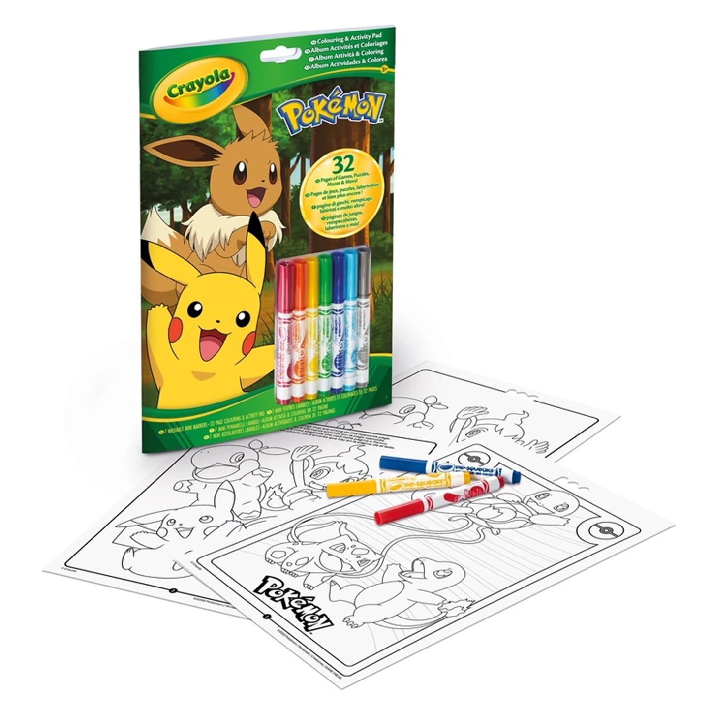 LIBRO DA COLORARE E ATTIVITÀ POKÉMON