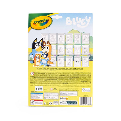 LIBRO DA COLORARE BLUEY DIPINGI CON I NUMERI