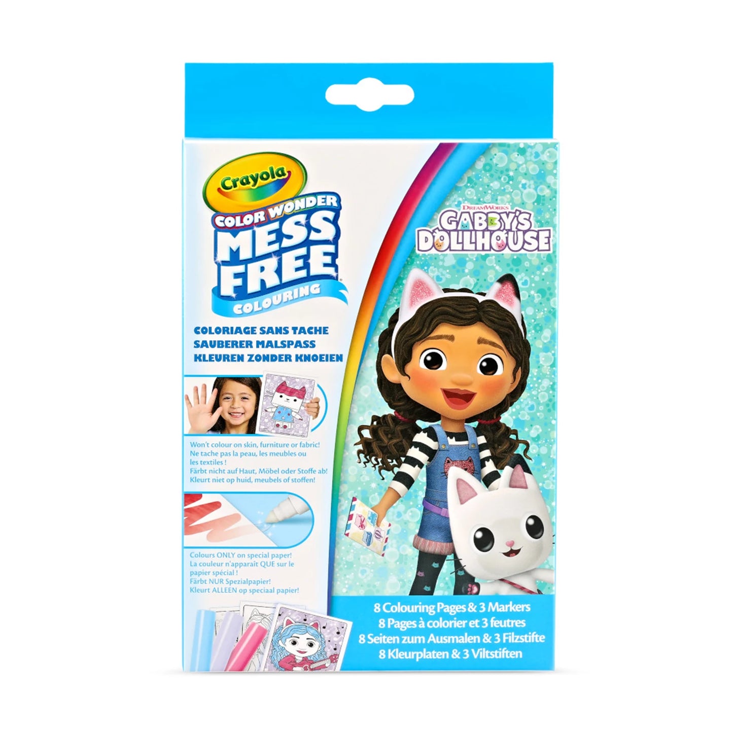 COLOR WONDER PAINTING FUN MINI GABBY'S DOLLHOUSE