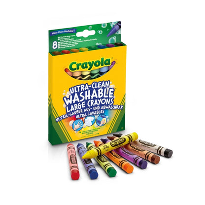8 MAXI PASTELLI A CERA ULTRA CLEAN